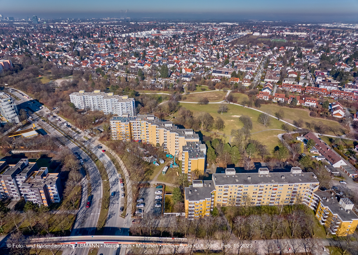 15.02.2023 - Marx-Zentrum und Wohnanlage Karl-Marx-Ring in Neuperlach